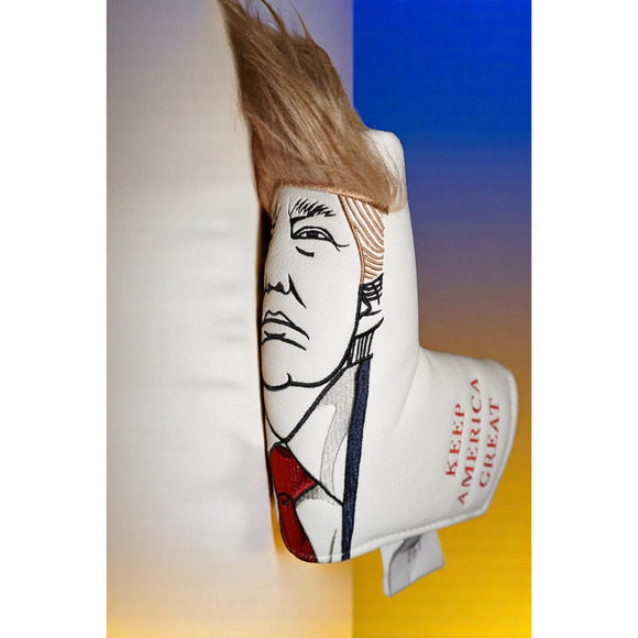 Keep America Great Premium Golf Club Headcover - Quality Leather, Hand-Made - Picture 4 of 11